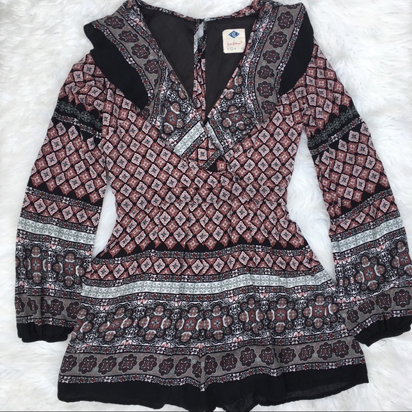 Wild BluexSadie Robertson Medallion Challis Romper - Picture 1 of 4